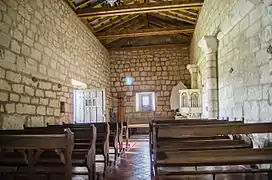 Interior de la ermita de Sotobrín.