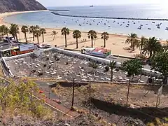 Cementerio de San Andrés junto a Las Teresitas.