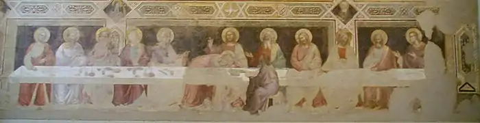 Cenacolo di Santa Croce, Taddeo Gaddi, 1340.