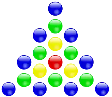 El 19 es un número triangular centrado