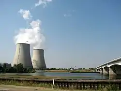 Central nuclear de Belleville, a orillas del Loira.