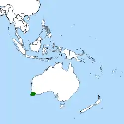 Distribución de Cephalotus