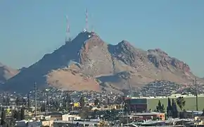 Diciembre 2017 Cerro Coronel con nieve el 8 de diciembre de 2017.