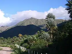 Paisaje con el Cerro Negro.