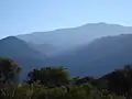 Cerros después de la lluvia