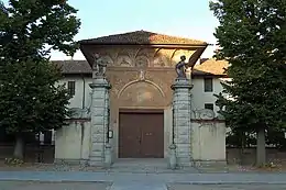 El vestíbulo del monasterio.