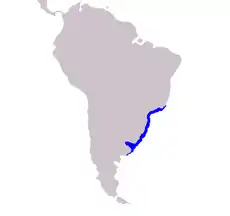 Distribución de la Franciscana