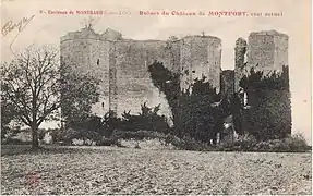 El castillo de Montfort hacia 1900