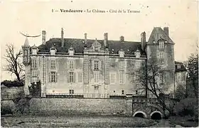 Foto del castillo en 1930