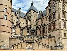 Detalle fachada château Lesdiguières