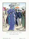 "Que bueno el mar", vestido para la playa, 1913.