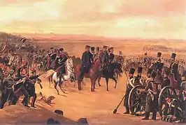 General Józef Chłopicki en la revuelta del Ejército polaco de noviembre de 1831