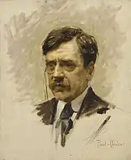 Retrato de Paul Bourget.