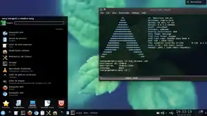 Neofetch en la descontinuada distro Chakra Linux.