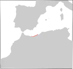 Mapa de distribución.