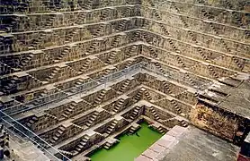 Chand Baori en Abhaneri, Rajastán.