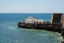 Capilla vista desde el Fuerte de San Sebastián.