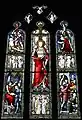 Ventana erigida en su memoria en St Peter's Church, Edensor realizada por Hardman & Co. en 1882.