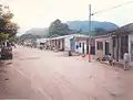 La calle del mercado de Charagua.