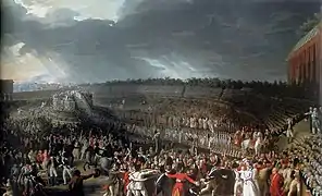 La Fiesta de la Federación, el 14 de julio de 1790