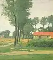 Charles Warren Eaton, Farm in Belgium