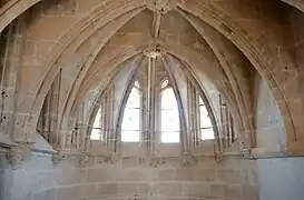 Interior de la capilla baja (parte superior).