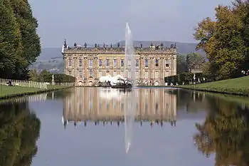 Chatsworth House, fachada sur