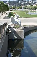 Grifos en el Parque BorélyMarsella