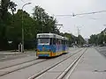 Tatra T3D en Chemnitz (modernizado).