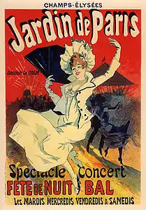 Jardin de Paris,Fête de Nuit Bal