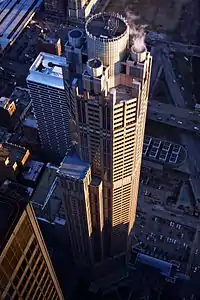 311 South Wacker Drive visto desde el piso 103 de la cercana Willis Tower.