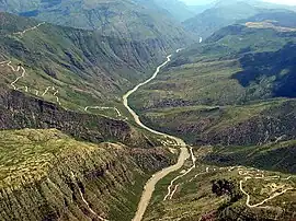 Cañón del Sogamoso. Vía Giron - Zapatoca.