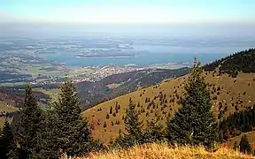 vista desde los Alpes