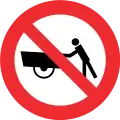 Prohibida circulación de carros de mano