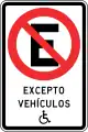 Prohibido estacionar