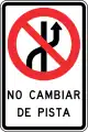 No cambiar de pista