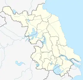 Wuxi ubicada en Jiangsu