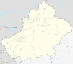 Turfán ubicada en Xinjiang