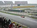 Ferrari rumbo a la primera curva en 2006