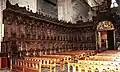 Sillería del coro bajo.