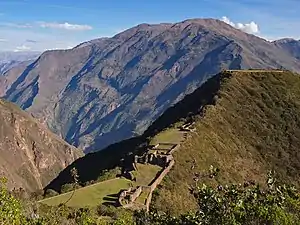 Plaza inferior de Choquequirao