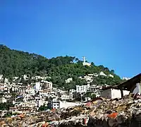 Vista del Cristo desde Taxco.