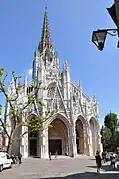 Fachada occidental de la iglesia de Saint-Maclou, Ruan