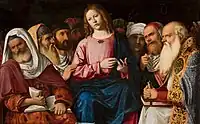 Cima da Conegliano, Cristo entre los doctores, 1504. Museo Nacional de Polonia, Varsovia