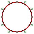 Los contornos CFF se describen mediante curvas de Bézier cúbicas.