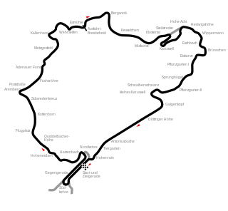 Nürburgring Nordschleife, se utilizo hasta 1980