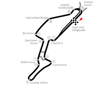 Nürburgring Grand Prix circuit, 1984–1996