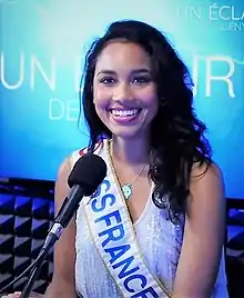 Miss Guadalupe 2019 y Miss Francia 2020Clémence Botino