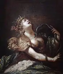 Cleopatra se suicida (años 1640)Museo de Bellas Artes, Rennes