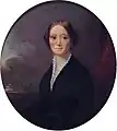 Clara Bartlett Gregory Catlin retratada por George Linen.